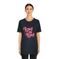 thumbnail image 4 of Love is love Unisex Jersey Short Sleeve Tee, 4 of 10