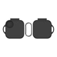 thumbnail image 3 of BLEEUS Silicone Protective Earbuds Case Cover With Carabiner For Cmf Buds Pro 2 (Black)Headphone Accessories, 3 of 10