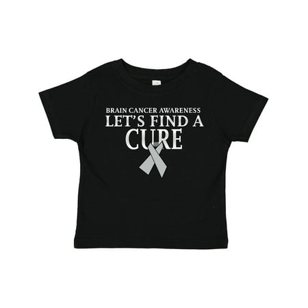 

Inktastic Lets Find a Cure- Brain Cancer Awareness Gift Toddler Boy or Toddler Girl T-Shirt