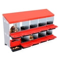 thumbnail image 1 of Eastvita Green 10-Compartment Metal Chicken Nesting Box, 1 of 6