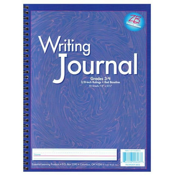 Zaner-Bloser ELP0603-6 My Writing Journals&#44; Purple - Grade 3-4 - 6 Each