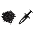 thumbnail image 1 of 50Pcs Plastic Rivets Car Push Clips 6mmx12mm with 25Pcs Plastic Rivets Fastener Car Bumper Push Clips 32mm, 1 of 10