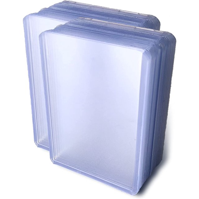 FrostHike 50pc Top Loads Card Sleeves for Trading Card, Penny Sleeves Thick Plastic , Top Load Sleeves, Trading Card Sleeves Hold Fit for Baseball Card, Cards, MTG, , Card