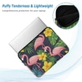 thumbnail image 2 of FORMRS 13"-13.3" Laptop Sleeve Protective Case Soft Carrying Quilted Computer Bag Cover, Flamingo Pattern, 2 of 7