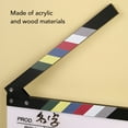 thumbnail image 4 of Film Clap Board Director Filming  Board Clapboard Photo Prop For Decoration, 4 of 8