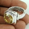 thumbnail image 2 of Handmade 925 Sterling Silver Jewelry, Natural Citrine Gemstone Ring, Statement Fantastic Ring, Gypsy Ring, Spiritual Gifts, Dainty Ring, Bohemian November Birthstone Ring (citrine, Size 7), 2 of 3