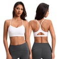 thumbnail image 1 of Fine Strap Seamless Sports Bra For High Support Workout Bralette With Lightweight Comfort And Breathable, 1 of 5