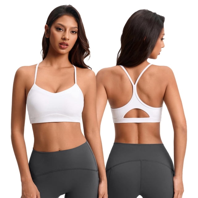 Fine Strap Seamless Sports Bra For High Support Workout Bralette With Lightweight Comfort And Breathable