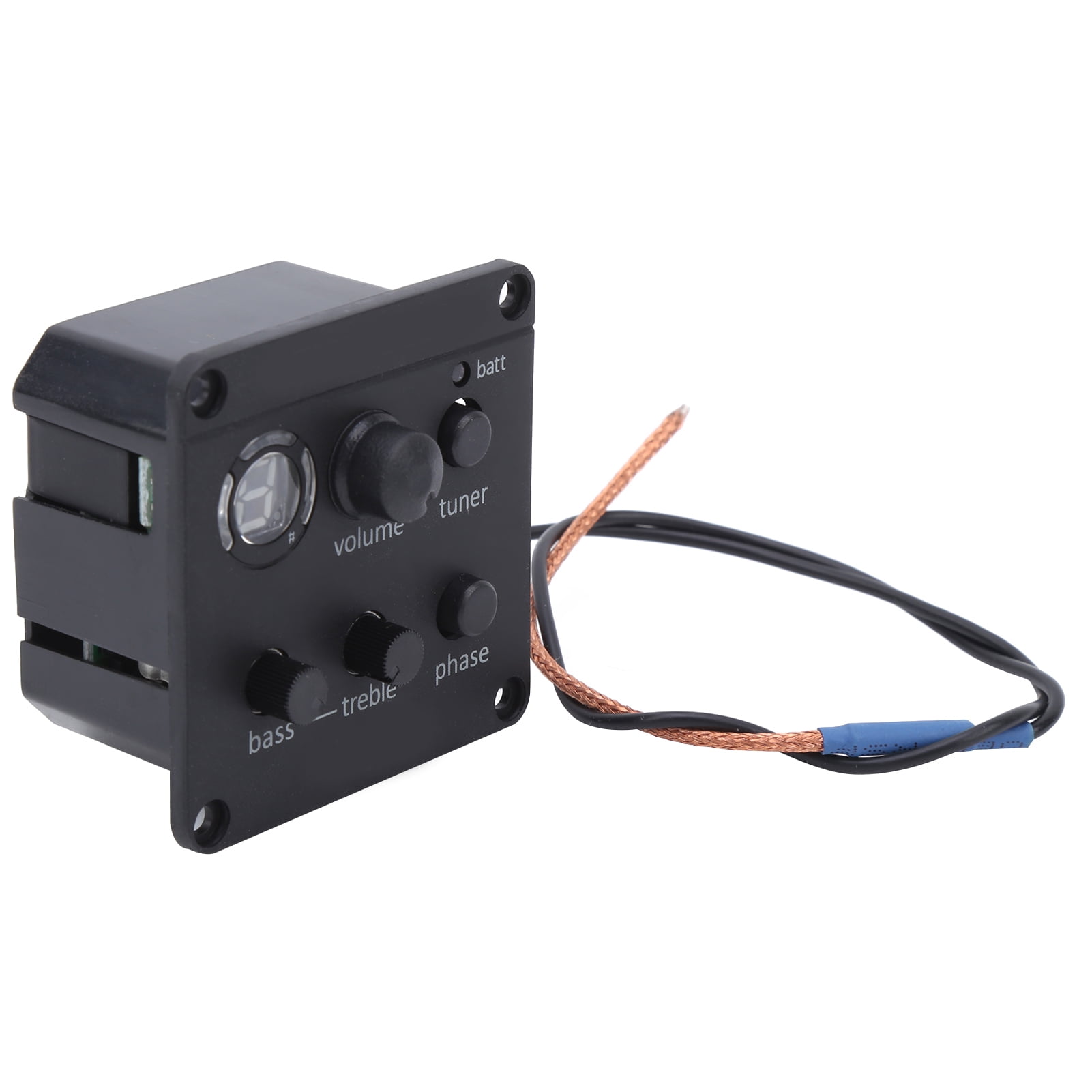 Onboard Guitar Preamp with EQ, Solder,Free Sonicore Pickup Compatible, 7,Segment LED Tuner