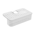 thumbnail image 4 of Faucet Draining Rack Soap Cloth Holder Kitchen Sink Organizer Soap Drainer Shelf white, 4 of 7