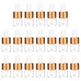 thumbnail image 3 of 100 botellas de aceite esencial rellenables de 1 ml con gotero, de vidrio, 3 of 5