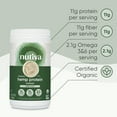 thumbnail image 2 of Nutiva Organic Hemp Protein & Fiber Powder, 11g Protein, 1.0lb, 16.0oz, 2 of 6