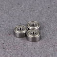 thumbnail image 2 of MasteelfCA 10 Pcs Roulements à Billes Miniatures à Gorge Profonde Double Joints Métalliques Roulements 4 x 13 x 5 mm Performance Élevée et Stable pour Petit Moteur Tracteur (Argent), 2 of 7