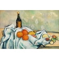 thumbnail image 2 of Cezanne, Paul 14x11 Gold Ornate Wood Framed with Double Matting Museum Art Print Titled - Bottle and Fruits, 2 of 4