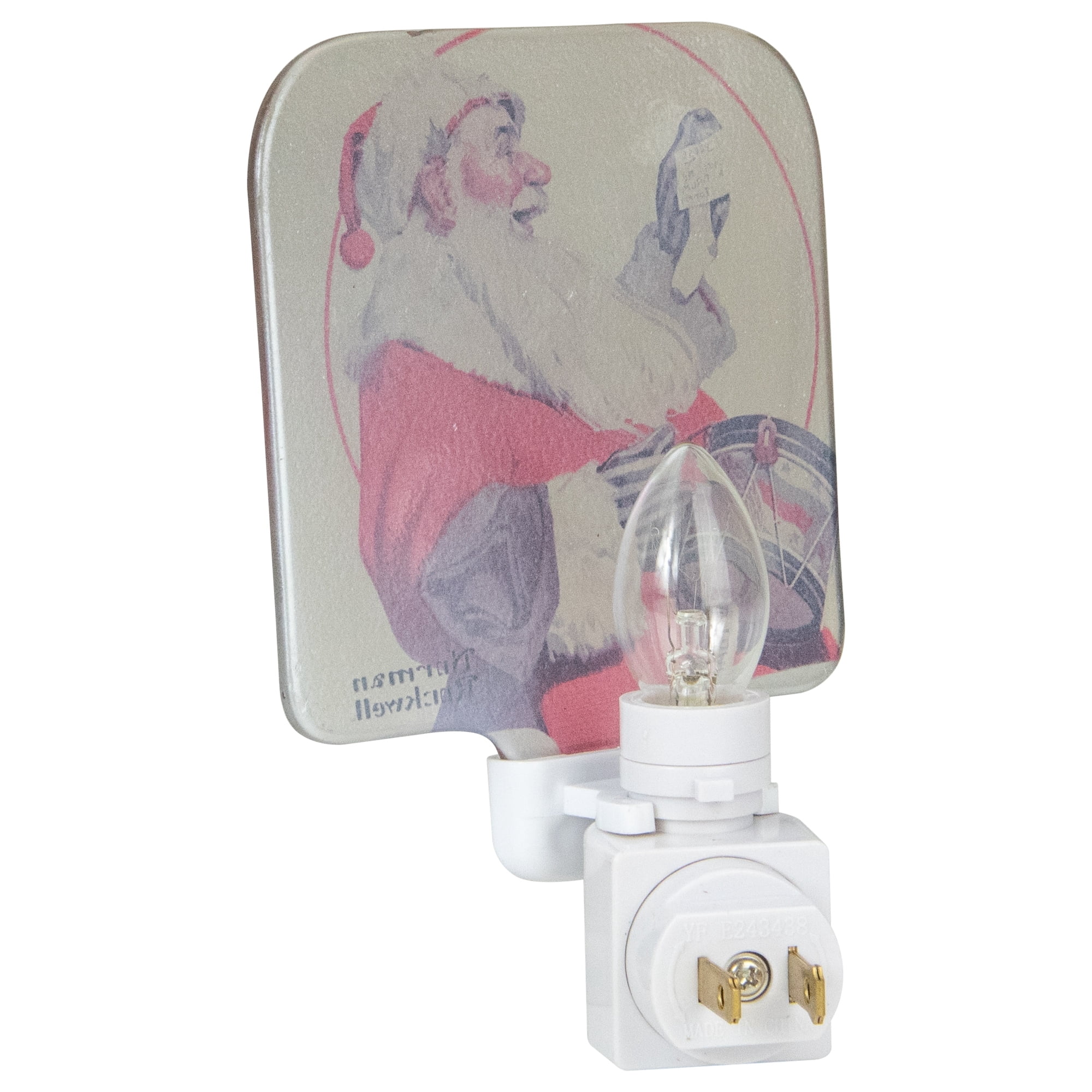 Northlight 6" Norman Rockwell 'A Drum for Tommy' Glass Christmas Night Light