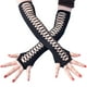 thumbnail image 4 of Guantes negros sin dedos Colcomx para mujer cosplay, 4 of 7