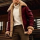 thumbnail image 2 of Casual Outwear Chaquetas Para Hombres Casual Sólido Turndown Winter Thicken Cool Zipper Patchwork Jacket Coats Odeerbi ODB-4, 2 of 3