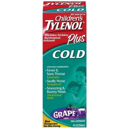 Ch Tylenol Plus Cold 4oz Liquid