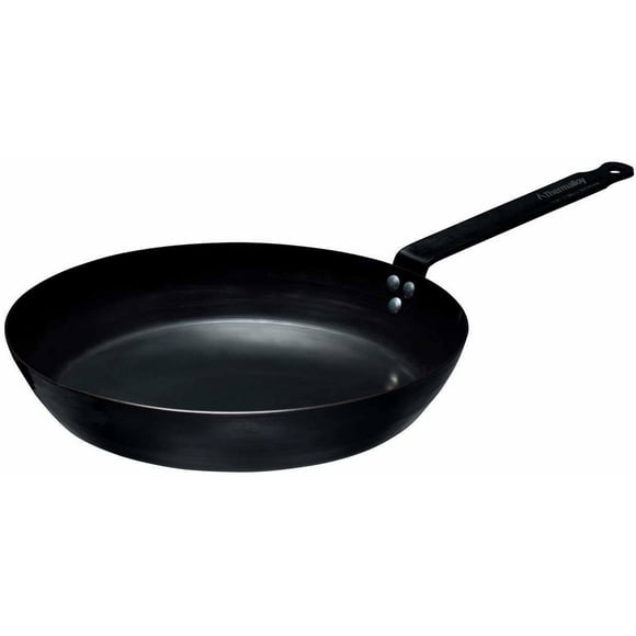 Browne Foodservice 573738 Thermalloy Black Carbon Steel Fry Pan 7.8"" Size