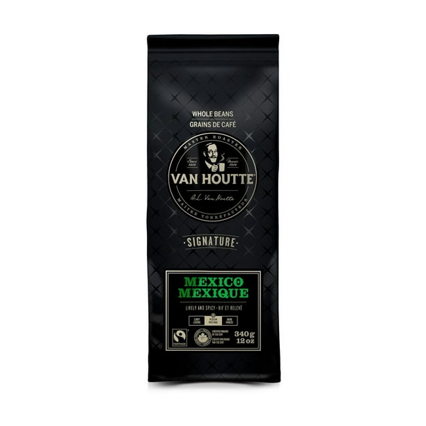 Van Houtte® Mexique biologique équitable mi-noir café en grains 340 g