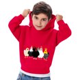 thumbnail image 3 of Sudadera con capucha para bebé, niño y niña, sudadera informal con estampado para bebé, regalo para niña, blusa, 3 of 5