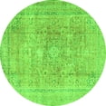 thumbnail image 1 of Ahgly Company Indoor Round Persian Green Traditional Area Rugs, 5' Round, 1 of 1