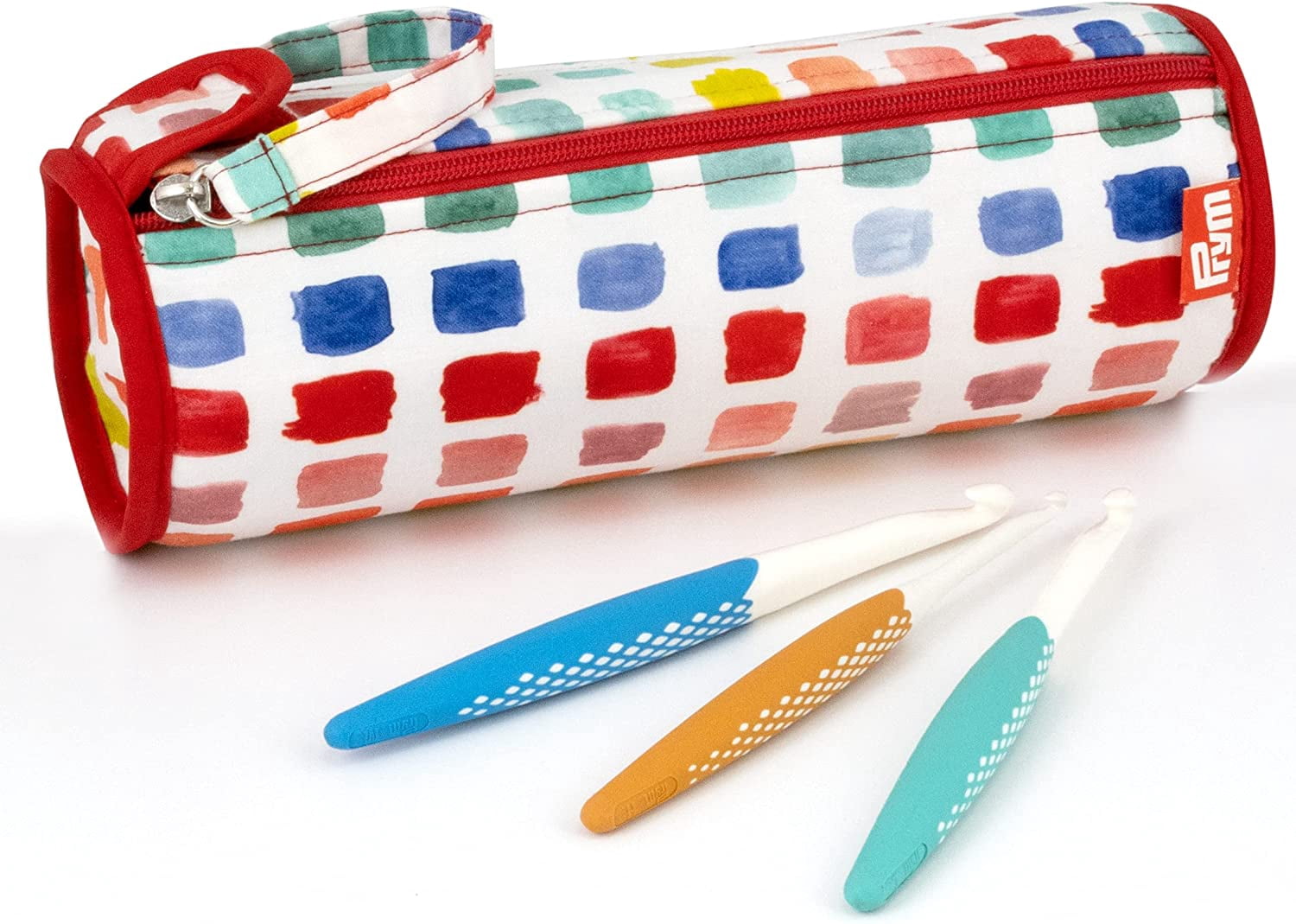 Crochet Hook Roll & Organizer, Rainbow Specks