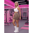 thumbnail image 4 of Biker Short Mujer Unitalla Stretch Shore Dama Chores Gym Talle Alto, 4 of 5