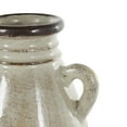thumbnail image 4 of DecMode 14" Antique Amphora Cream Ceramic Vase with Speckled Texturing and Yellow and Brown Accents, 4 of 9