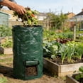 thumbnail image 5 of Waste Bin for Kitchen, 1 Piece Dark Green Compost Bin, Outdoor and Indoor Compost Container for Garden Yard Waste Disposal Shop Now, 5 of 7