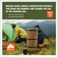 thumbnail image 5 of Ozark Trail 15 Degree Cold Weather Rectangle Canvas Sleeping Bag, 84”x36”, Tan, 5 of 12