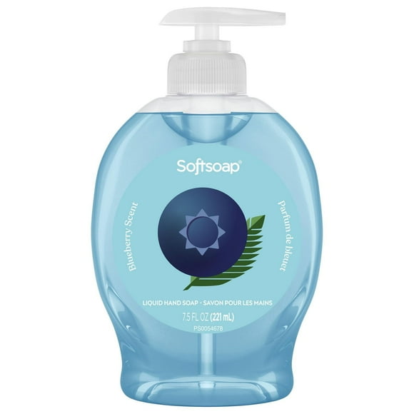 Softsoap Savon Liquide pour les Mains, Édition Limitée, Saisonnier, sans Parabène, pH Équilibré, Parfum de Bleuet, Bouteille à Pompe de 221 ml Softsoap Savon Liquide pour les Mains
