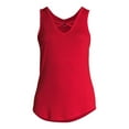 thumbnail image 6 of No Boundaries Juniors Double V-Neck Tank Top, 6 of 6