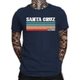 thumbnail image 3 of Bibifish Mens T-Shirts Slim Fit Crew Neck Short Sleeve Tshirts Casual Stripe Letter Print Athletic Tee Tops, 3 of 3