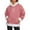Pink, variant on Trim Hoodie for Women 2025 Fall Winter Long Sleeve Casual Plain Drawstring Hooded Sweatshirt with Pockets Pullover Top