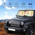thumbnail image 6 of XMXY Car Sun Shade Windshield, Cute Sparkle Ice Cream Automotive Front Window Sun Visor for Cars SUV Trucks, Small Size, 6 of 8