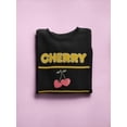 thumbnail image 3 of Cherry Hear Shaped Banner Sweatshirt Women -Image by Shutterstock, Female 5X-Large, 3 of 4