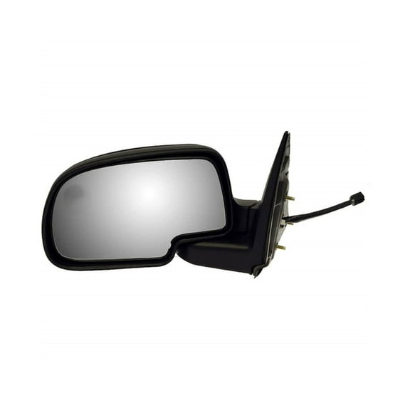 KarParts360 For Chevy Silverado 2500 2003 2004 2005 Side View Mirror Driver Side | Black Housing | Plastic | Electric Adjustment | Glass Clear | Powered Mirror | Replacement For 15198009
