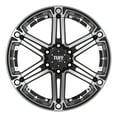 thumbnail image 3 of Tuff T01 20X9 5X114.3/5X127 -13Et 108Cb Flat Black W/ Machined Face Wheel, 3 of 3