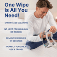 thumbnail image 3 of Snugell CPAP Mask Wipes Travel Pack Fresh Citrus Scent - 12 Packs 120 Count, 3 of 5