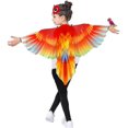 thumbnail image 2 of Disfraz de pájaro, alas de loro para niños con máscara de pájaro, alas de disfraz de águila para niñas, niños, juegos de rol de Halloween, favores de fiesta, 2 of 3