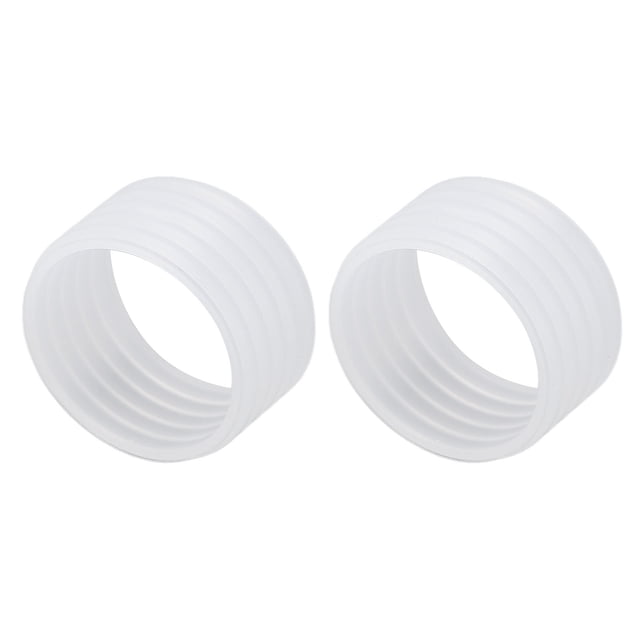 Silicone Tennis Racket Handle Sweat Absorption Overgrip Ring 2pcs Reusable Environmentally Friendly for Tennis Players