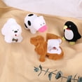 thumbnail image 5 of Velvet Jewelry Box Organizer Cute Animal Wedding Ring Box Fruit Storage Case Earring Necklace Display Packaging Gift Accessories Dolphin, 5 of 6