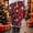 L90# Deep Red, variant on Christmas Leggings for Women Soft High Waisted Tummy Control Yoga Pants Comfy Snowflake Snowman Printed Gym Workout Tights Gray,L