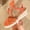 B_ Orange Wedge Shoes for Women, variant on CYMMPU Women's Cross Elastic Strap Closed Toe Espadrille Wedge Sandals, Slingback Summer Casual Shoes Red 39