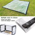 thumbnail image 3 of Bâche Imperméable Transparente avec Illets Couverture de Plante en Pvc Robuste pour Patio, 3 of 5