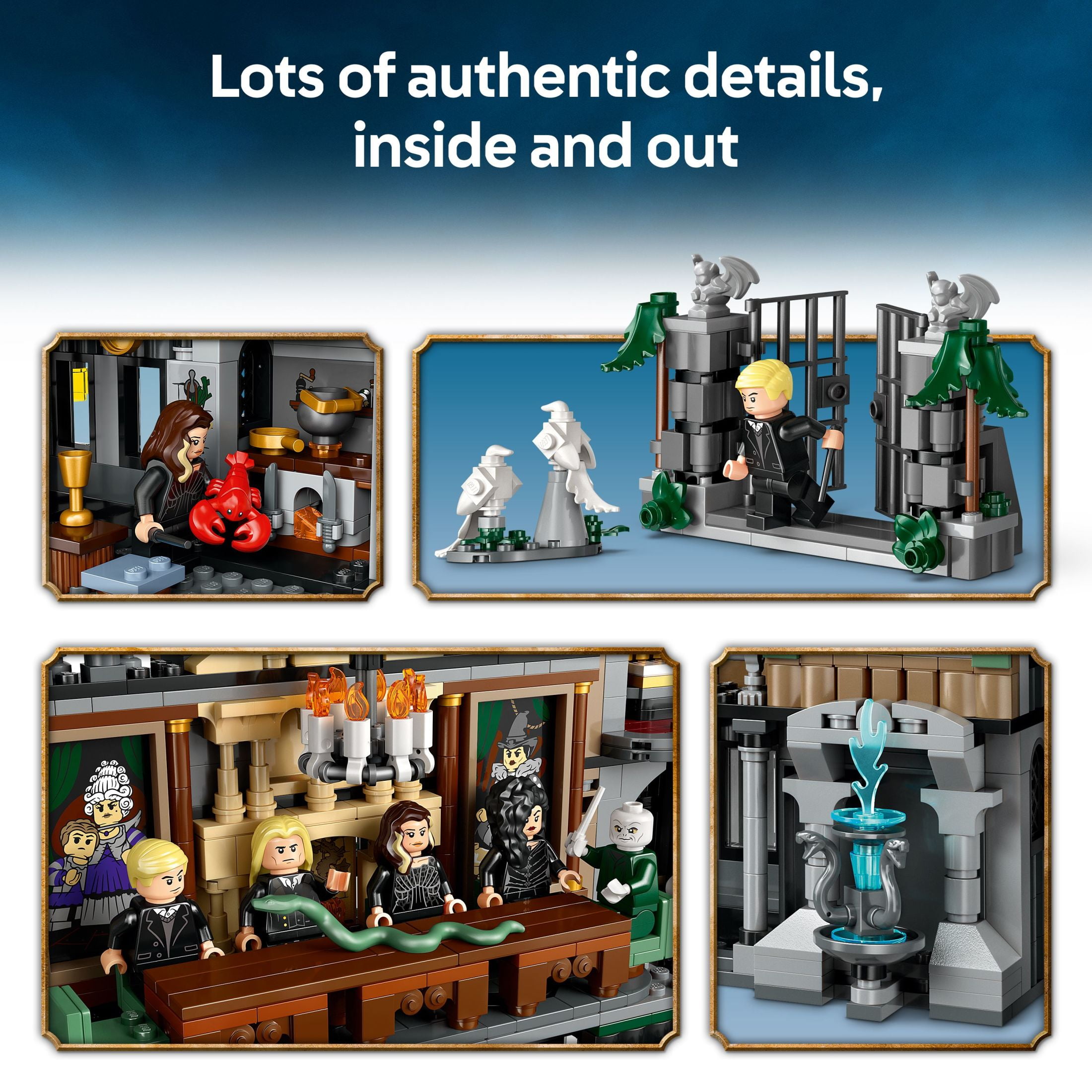 LEGO Harry Potter Malfoy Manor Building Toy  Harry Potter Toy for Boys & Girls, Ages 10+  Collectibl(图5) LEGO Harry Potter Malfoy Manor Building Toy  Harry Potter Toy for Boys & Girls, Ages 10+  Collectibl(图5)