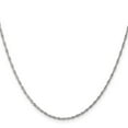 thumbnail image 2 of 10K White Gold Singapore Chain Styles Necklace 1.3 mm 20 inch, 2 of 4