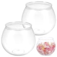 thumbnail image 4 of 2Pcs Clear Round Aquarium Tank for Home Decorators, 4 of 8