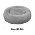 thumbnail image 4 of Dog Bed Cat Matters for Small Dogs Round Comfortable Sleeping Bed 11.81 Inch With Raised Rim Soft Filling Water Resistant Bottom, 4 of 7